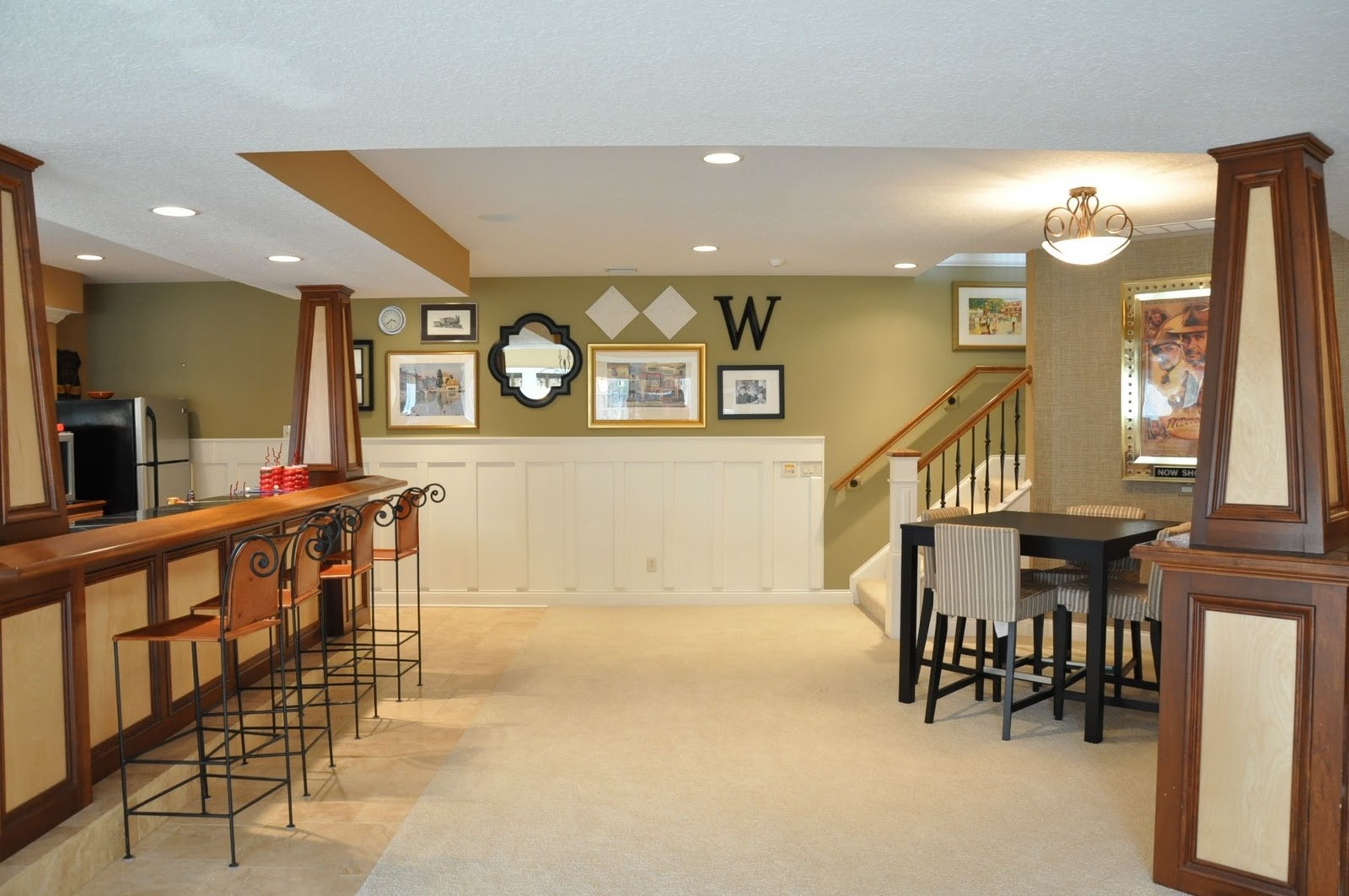 Light Paint Colors In A Dark Basement Basement Finish Pros